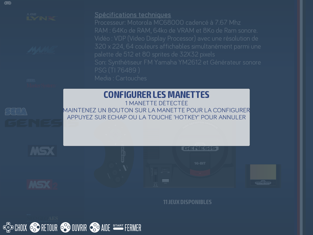 Pad configurator detect