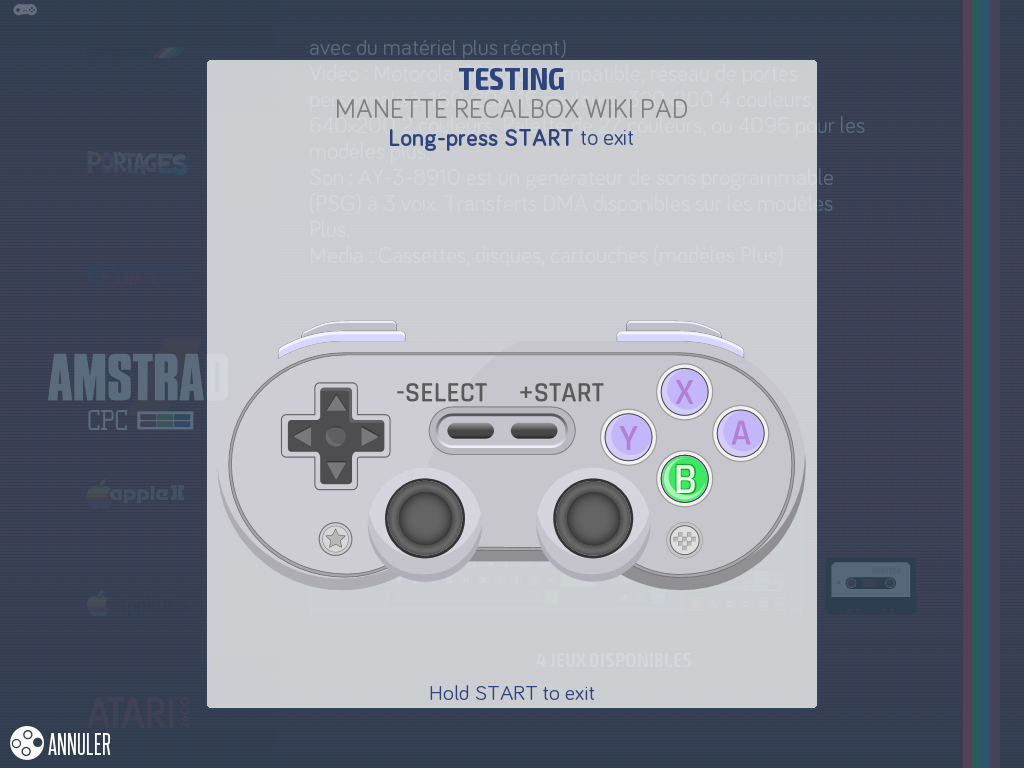 Pad configurator test